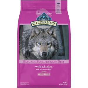 imageBlue Buffalo Wilderness High Protein Natural Adult Small Breed Dry Dog Food Chicken 45lbChicken  Grain Free