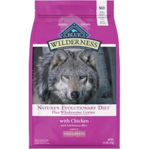 imageBlue Buffalo Wilderness High Protein Natural Adult Small Breed Dry Dog Food Plus Wholesome Grains Chicken 45lb
