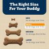 imageBlue Buffalo Bones Small Natural Dog Treats Crunchy Dog Biscuits Assorted Flavors  Beef Chicken Bacon Flavors 16oz Bag 4 PackVariety Pack Small Biscuits  For Dogs 15 lbs Beef  Chicken   Bacon
