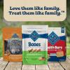 imageBlue Buffalo Bones Small Natural Dog Treats Crunchy Dog Biscuits Assorted Flavors  Beef Chicken Bacon Flavors 16oz Bag 4 PackVariety Pack Small Biscuits  For Dogs 15 lbs Beef  Chicken   Bacon
