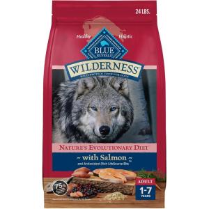 imageBlue Buffalo Wilderness Adult HighProtein Dry Dog Food Natural Salmon WITH WHOLESOME GRAINS