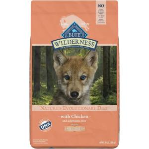 imageBlue Buffalo Wilderness High Protein Natural Puppy Large Breed Dry Dog Food Chicken 24lbChicken