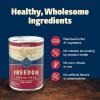 imageBlue Buffalo Freedom GrainFree Wet Dog Food Free of Glutens ampamp Artificial Preservatives Made with Natural Ingredients Chicken Recipe 125oz Cans 12 CountBeef