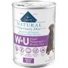imageBlue Buffalo Natural Veterinary Diet WU Weight Management  Urinary Care Wet Dog Food Veterinarian Prescription Required Chicken 125oz Cans 12 Count