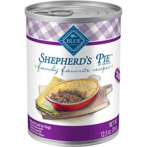 imageBlue Buffalo Family Favorites Adult Wet Dog Food Made with Natural Ingredients Sunday Chicken Dinner 125oz Can Pack of 12Shepherds Pie