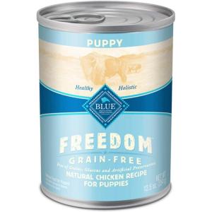 imageBlue Buffalo Freedom Grain Free Natural Puppy Wet Dog Food Chicken 125oz cans Pack of 12Chicken