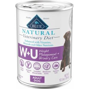 imageBlue Buffalo Natural Veterinary Diet WU Weight Management  Urinary Care Wet Dog Food Veterinarian Prescription Required Chicken 125oz Cans 12 Count