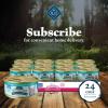 imageBlue Buffalo Wilderness Wild Delights Minced Natural Wet Cat Food Chicken ampamp Turkey in Tasty Gravy 55oz Cans 24PackChicken  Trout