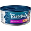 imageBlue Buffalo Tastefuls Natural Pate Wet Cat Food Chicken Entre 3oz cans Pack of 24Beef
