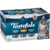imageBlue Buffalo Tastefuls Natural Pate Wet Cat Food Chicken Entre 3oz cans Pack of 24Chicken  Turkey  Chicken  Ocean Fish  Tuna