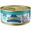 imageBlue Buffalo Wilderness Wild Delights Minced Natural Wet Cat Food Chicken ampamp Turkey in Tasty Gravy 55oz Cans 24PackChicken  Trout
