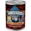 imageBlue Buffalo Wilderness Wolf Creek Stew Wet Dog Food HighProtein ampamp GrainFree Made with Natural Ingredients Hearty Beef in Gravy 125oz Cans 12 CountBeef Stew