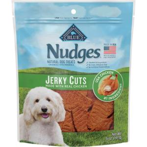 imageBlue Buffalo Nudges Jerky Cuts Dog Treats Made in the USA with Natural Ingredients Chicken ampamp Duck 16oz BagChicken