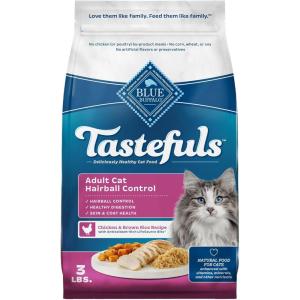 imageBlue Buffalo Tastefuls Hairball Control Natural Adult Dry Cat Food Chicken 15lb bagChicken  Brown Rice