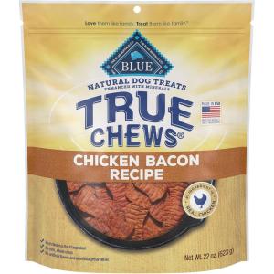 imageBlue Buffalo True Chews Premium Grillers Dog Treats Made in the USA with Natural Ingredients Chicken 12oz BagChicken  Bacon