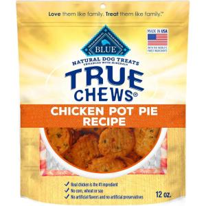 imageBlue Buffalo True Chews Premium Grillers Dog Treats Made in the USA with Natural Ingredients Chicken 12oz BagChicken Pot Pie