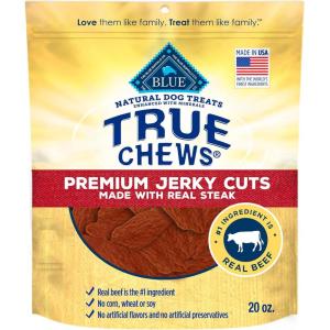 imageBlue Buffalo True Chews Premium Grillers Dog Treats Made in the USA with Natural Ingredients Chicken 12oz BagSteak