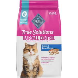 imageBlue Buffalo True Solutions Hairball Control Natural Dry Cat Food for Adult Cats Chicken 11lb BagChicken