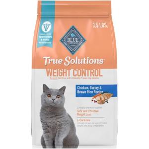 imageBlue Buffalo True Solutions Weight Control Natural Dry Cat Food for Adult Cats Chicken 11lb BagChicken