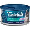 imageBlue Buffalo Tastefuls Natural Tender Morsels Wet Cat Food Bundle Chicken and Tuna 3oz cans 48 Count 24 of Each FlavorTuna