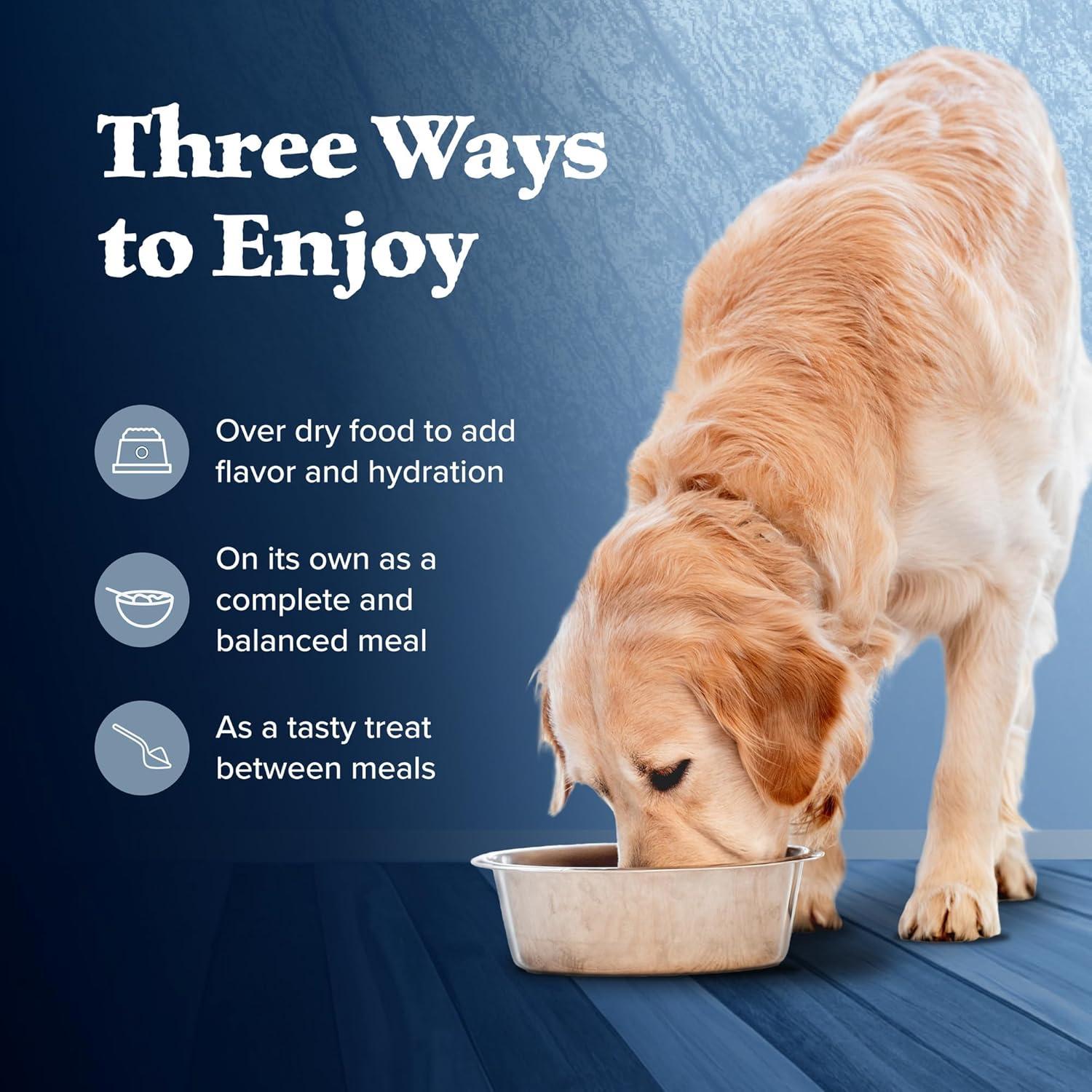 imageBlue Buffalo Wilderness Adult Wet Dog Food with Wholesome Grains Made with Natural Ingredients Beef ampamp Chicken Grill 125oz Can 12 CountTurkey  Chicken