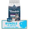imageBlue Buffalo Tastefuls Adult 7 Natural Cat Food Bundle Dry and Wet Chicken 7lb Dry  3oz Cans 24ctBundle Dry  Wet Chicken