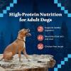 imageBlue Buffalo Wilderness Adult Wet Dog Food HighProtein and GrainFree Made with Natural Ingredients Rocky Mountain Recipe Red Meat Pat 125oz Can 12 count