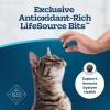 imageBlue Buffalo Tastefuls Adult Cat Dry Food MultiProtein Chicken ampamp Turkey Recipe 15lb BagChicken  Turkey
