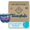 imageBlue Buffalo Tastefuls Savory Singles Natural Wet Cat Food in Gravy 26oz TwinPack Tray Salmon Entre 24 CountBeef