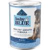 imageBlue Buffalo Baby BLUE Natural Puppy Wet Dog Food Healthy Growth Formula with DHA Chicken and Vegetable Recipe 125oz Cans 12 CountChicken  Vegetable