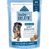imageBlue Buffalo Baby BLUE Soft Biscuits with DHA Natural Dog Treats for Puppies Great for Training with Chicken ampamp Carrots 8oz Bag8 Ounce Pack of 1