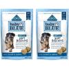 imageBlue Buffalo Baby BLUE Soft Biscuits with DHA Natural Dog Treats for Puppies Great for Training with Chicken ampamp Carrots 8oz Bag8 Ounce Pack of 2