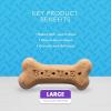 imageBlue Buffalo Bones Natural Crunchy Dog Treats Large Dog Biscuits Beef 16oz Bag 4 CountLarge Biscuits For Dogs 50 lbs Chicken