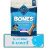 imageBlue Buffalo Bones Natural Crunchy Dog Treats Large Dog Biscuits Beef 16oz Bag 4 CountLarge Biscuits For Dogs 50 lbs Chicken