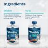imageBlue Buffalo Tastefuls Pures with Salmon Natural Cat Food Complement Resealable Twist Cap Pouches 3oz 12 CountChicken  Tuna