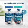 imageBlue Buffalo Tastefuls Pures with Salmon Natural Cat Food Complement Resealable Twist Cap Pouches 3oz 12 CountChicken  Tuna