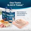 imageBlue Buffalo Tastefuls Pures with Salmon Natural Cat Food Complement Resealable Twist Cap Pouches 3oz 12 CountChicken  Tuna