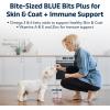 imageBlue Buffalo Blue Bits Plus Skin ampamp Coat and Immune Support Dog Treats Salmon 95oz BagSalmon