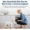 imageBlue Buffalo Blue Bits Plus Skin ampamp Coat and Immune Support Dog Treats Salmon 95oz BagSalmon