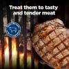 imageBlue Buffalo Nudges Grillers Natural Dog Treats Made in The USA with Real Salmon 16oz BagSteak