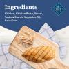 imageBlue Buffalo Tender Shreds Salmon ampamp Chicken Toppers in Savory Broth Natural Dog Food Complement Salmon ampamp Chicken 25oz Pouch 24CountChicken