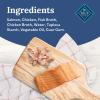 imageBlue Buffalo Tender Shreds Salmon ampamp Chicken Toppers in Savory Broth Natural Dog Food Complement Salmon ampamp Chicken 25oz Pouch 24CountSalmon  Chicken