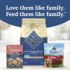 imageBlue Buffalo Tender Shreds Salmon ampamp Chicken Toppers in Savory Broth Natural Dog Food Complement Salmon ampamp Chicken 25oz Pouch 24CountSalmon  Chicken
