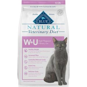 imageBlue Buffalo Natural Veterinary Diet WU Weight Management  Urinary Care Dry Cat Food Veterinarian Prescription Required Chicken 65lb BagChicken