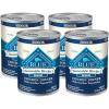 imageBlue Buffalo Homestyle Recipe Senior Wet Dog Food Made with Natural Ingredients Chicken Dinner with Garden Vegetables 125oz Can125 Ounce Pack of 4