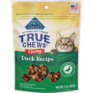 imageBlue Buffalo True Chews Natural Chewy Cat Treats Made in the USA Chicken Recipe 3oz Resealable BagDuck