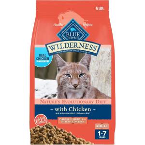 imageBlue Buffalo Wilderness Adult Indoor Dry Cat Food Indoor Hairball Control and Weight Control Formula HighProtein and GrainFree Diet Made with Natural Ingredients Chicken 11lb Bag5 Pound Pack of 1